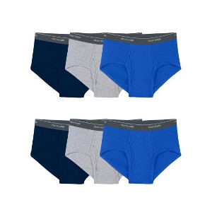 Fruit Of the Loom Big Men's Fashion Brief,6 Pack - 1 of 3