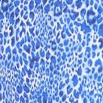 french blue animal print