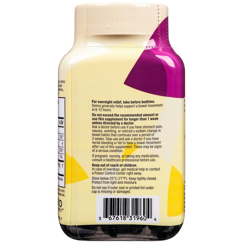 Senokot Dietary Supplement Laxative Gummies - Mixed Berry - 60ct, 3 of 6