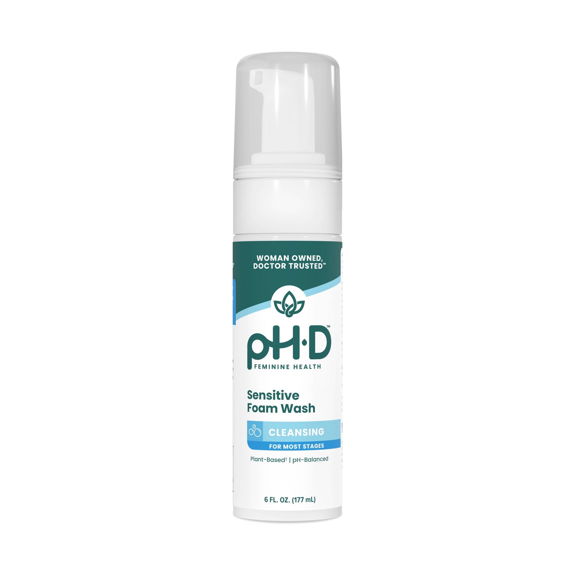 pH-D Feminine Health Sensitive Foam Wash - 6oz