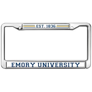 Emory University Full Size Standard License Plate Metal Frame - 1 of 4