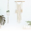Unique Bargains Macrame Plant Hanger Woven Cotton Indoor Outdoor Decorative - 2 of 4