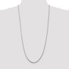 Black Bow Jewelry 2.75mm Sterling Silver, Diamond Cut Rope Chain Necklace - 2 of 4