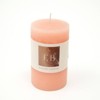 FONTOI Rustic Pillar Candle, Wax Candle for Home Decor, Warm Glow for Relaxation, Celebrations & Everyday Use, Peach, 3"*5"*3" - 3 of 4