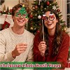 Aoibox 36pcs Christmas Photo Booth Props Set Christmas Party Decorations Selfie Accessories Fun Holiday Favors for Adults Office - 4 of 4