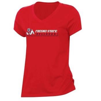 NCAA Fresno State Bulldogs Women's V-Neck T-Shirt