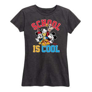Women's - Disney - School Is Cool Short Sleeve Graphic T-Shirt - 1 of 4