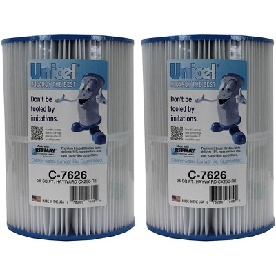 2) Unicel C-7626 Spa Pool Replacement Cartridge Filters Sq Ft Hayward CX250RE