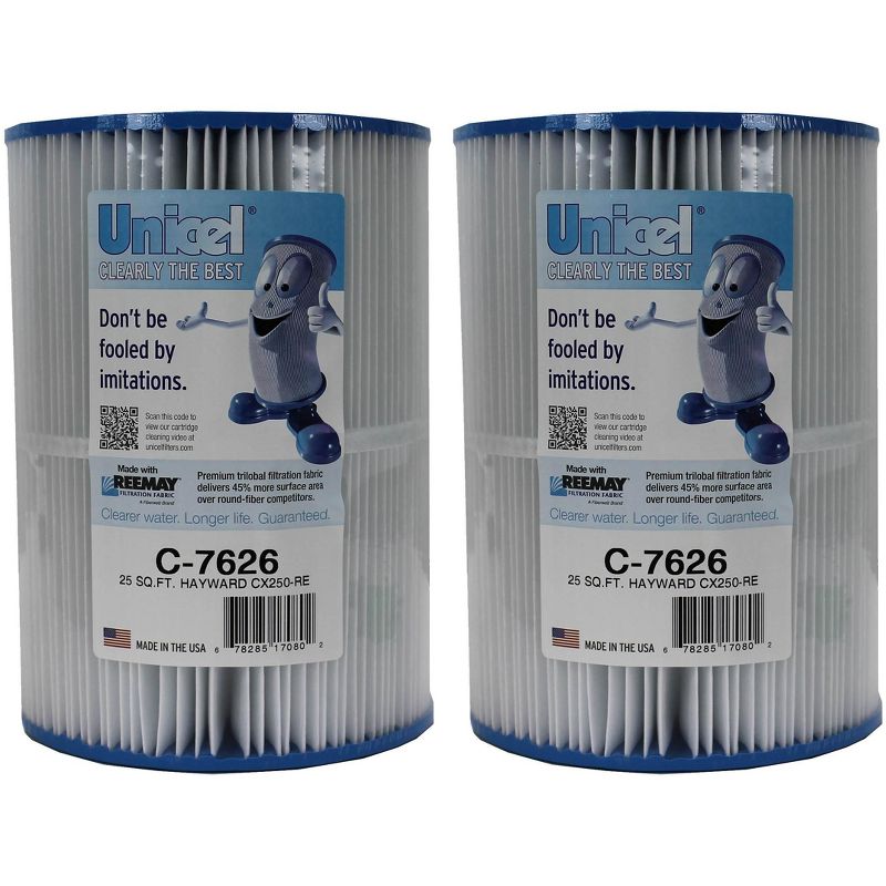 2) Unicel C-7626 Spa Pool Replacement Cartridge Filters Sq Ft Hayward CX250RE, 1 of 7