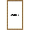 PosterPalooza | Sculpted Black Picture Frame - UV Acrylic, Foam Board Backing, Hanging Hardware - 2 of 4