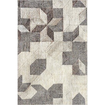 Nuloom Jamesina Modern Geometric Area Rug 5x7 In Gray : Target