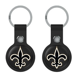 Keyscaper NFL NFC Teams Insignia Black Airtag Holder 2-Pack - 1 of 4