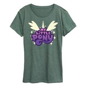 Women's - My Little Pony - New Gen Logo Wings Short Sleeve Graphic T-Shirt - 1 of 4