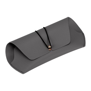 Unique Bargains Elastic PCV Classic Eyeglasses Case 7.09"x3.35"x0.71" - 1 of 4