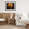 Stupell Industries Haunted Night Mansion Framed Print Under Glass, Black, 21" x 17" - 3 of 4