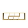 Double L-Shaped TV Stand with Adjustable Display Shelf, Bookcase for Indoor  - The Pop Home - 3 of 4