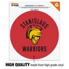 California State University Stanislaus Warriors Logo Automotive Car Window Locker Circle Bumper Sticker - 3 of 4