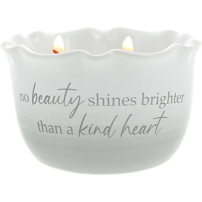 Pavilion Gift Company - Kind Heart - 11 oz - 100% Soy Wax Reveal Candle Scent: Tranquility - Flame Candles