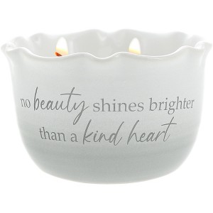 Pavilion Gift Company - Kind Heart - 11 oz - 100% Soy Wax Reveal Candle Scent: Tranquility - Flame Candles - 1 of 4
