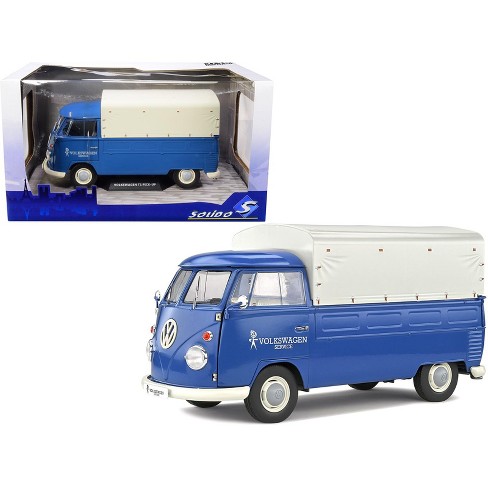 Volkswagen T1 Pickup Truck Blue With Canopy 