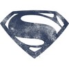 Justice League Navy Superman Logo Men's Athletic Heather T-shirt - 2 of 3
