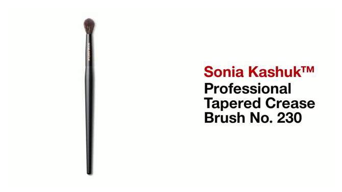 Sonia Kashuk&#8482; Professional Tapered Crease Brush No. 230, 2 of 7, play video