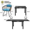 Crestlive Products Modern Aluminum Outdoor Dining sets Expandable Patio Dining Table with arm chairs for 4-10 People Outside - 2 of 4
