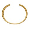 Black Bow Jewelry 37mm 14k Yellow Gold Hammered Solid Cuff Bangle Bracelet - 2 of 4
