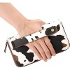 BEAFUP Wallet for Women,Clutch RFID Blocking with Wristlet and Grip Hand Strap,Funny Leather Print Purse Large Capacity Credit Card Holder - 2 of 4