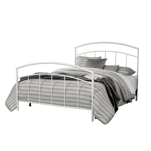 Full Julien Metal Bed White Hilale, Target White Metal Bed Frame