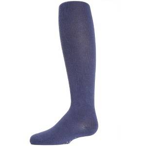 Memoi Girls' Soft Pima Cotton Opaque Tights - 1 of 2