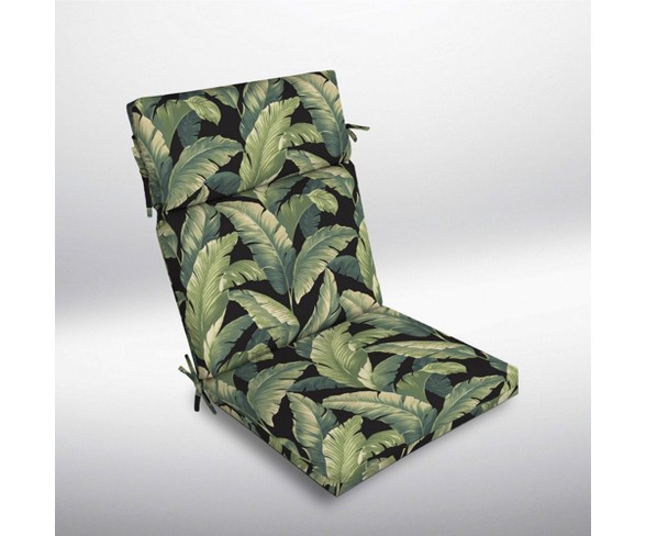 Cebu Cartridge Outdoor Chair Cushion Onyx - Arden Selections