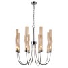 CWI Lighting Meduse 8 Light Chandelier With Polished Nickel Finish - 3 of 4