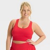 Women's Seamless Medium Support Racerback Sports Bra - All In Motion™ - 3 of 3