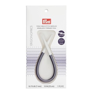 Prym 7mm Ergonomics 10" Yoga Cable-Stitch Needle US 10.75: Plastic, Yarn Craft Machines, 0.8" Height, 7.5" Depth - 1 of 4