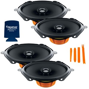 Hertz Two Pairs of DCX570.3 2-Way 5x7" Coaxial Speakers - 1 of 4