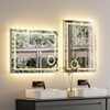ARTLOGE Large Bathroom LED Vanity Mirror Anti-Fog Wall Mounted Magnifier Dimmable Memory - 4 of 4