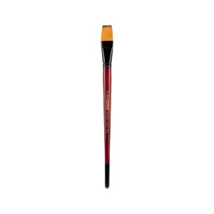 Creative Mark Ebony Splendor Synthetic Sable Paint Brush, Brights, Pack of 3, Teijin Multi-Filament Hair, Handcrafted Synthetic Paint Brushes for - 1 of 4