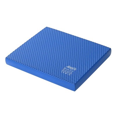 Airex Home Gym Physical Therapy Workout Yoga Exercise Foam Solid Balance Pad with Waterproof and Tear Proof Design for Strength Training, Blue