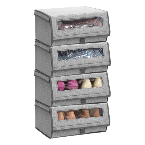 Fabric shoe storage on sale box