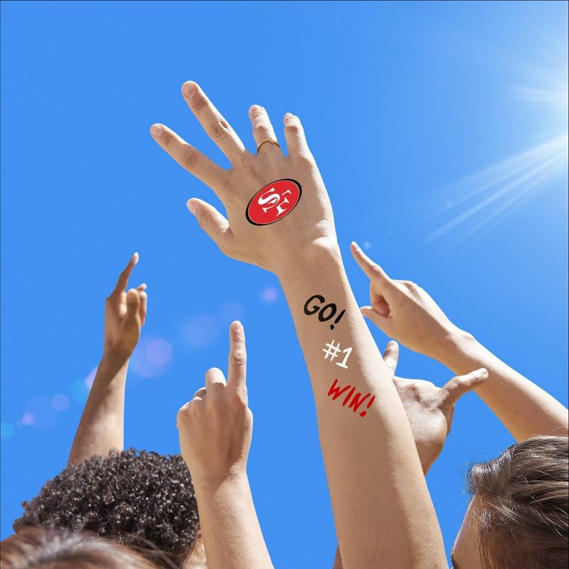 NFL San Francisco 49ers Temporary Tattoo Marker - 3pk, 3 of 5