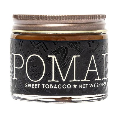 18.21 Man Made Sweet Tobacco Shiny Pomade | Elastic fibers lend a touchable, flexible control and a shiny finish. - (2 oz)