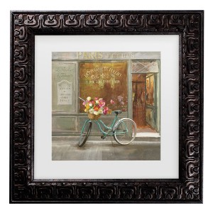 Trademark Fine Art - Danhui Nai French Flower Shop V2 Matted Framed Art - 1 of 4