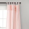 Lydia Ruffle Window Curtain Panels Blush 40X95 Set - 2 of 3