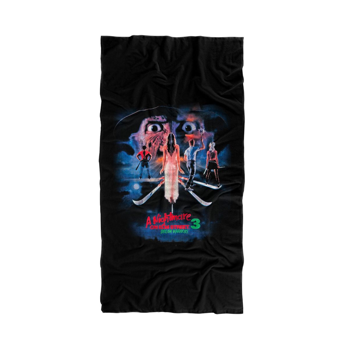 A Nightmare On Elm Street 3 Dream Warriors Vintage Poster 30" x 60" Beach Towel