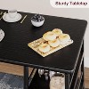 Garvee Bar Stools Set of 2, 37 Inch Barstools With Metal Legs PU Seats Chairs With Backrest Kitchen Height Upholstered Stools - 4 of 4
