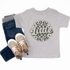 The Juniper Shop Cool Little Dude Checkered Toddler Short Sleeve Tee - 3 of 4