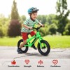12" Balance Bike for Kids 2-5 Years, No Pedal Bike, Adjustable Seat & Handlebar, Padded Seat, Aluminum Frame, Gift Ready for Boys & Girls - 4 of 4