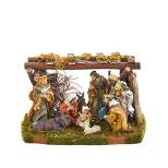 Kurt Adler Nativity Set, with 9 Figures and Stable
