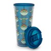 Silver Buffalo Star Wars: The Mandalorian Grogu Plastic Travel Tumbler | Holds 24 Ounces - 2 of 4